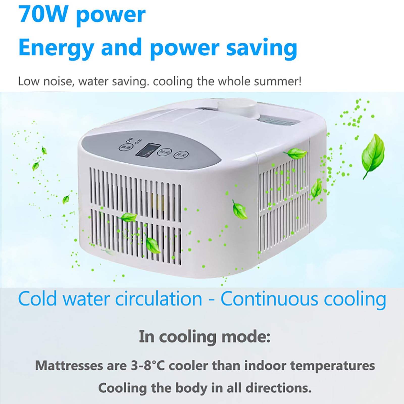 High Quality Electric Summer Bed Cooler Water Cooling Mattress Cool Sleep Pad Bed Water Cooling System Hot Selling thumbnail 4